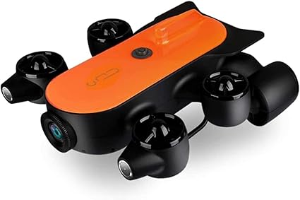150m Tether Titan Professional Underwater Drone Rov Auv Robot With 4k Uhd Action Camera Re