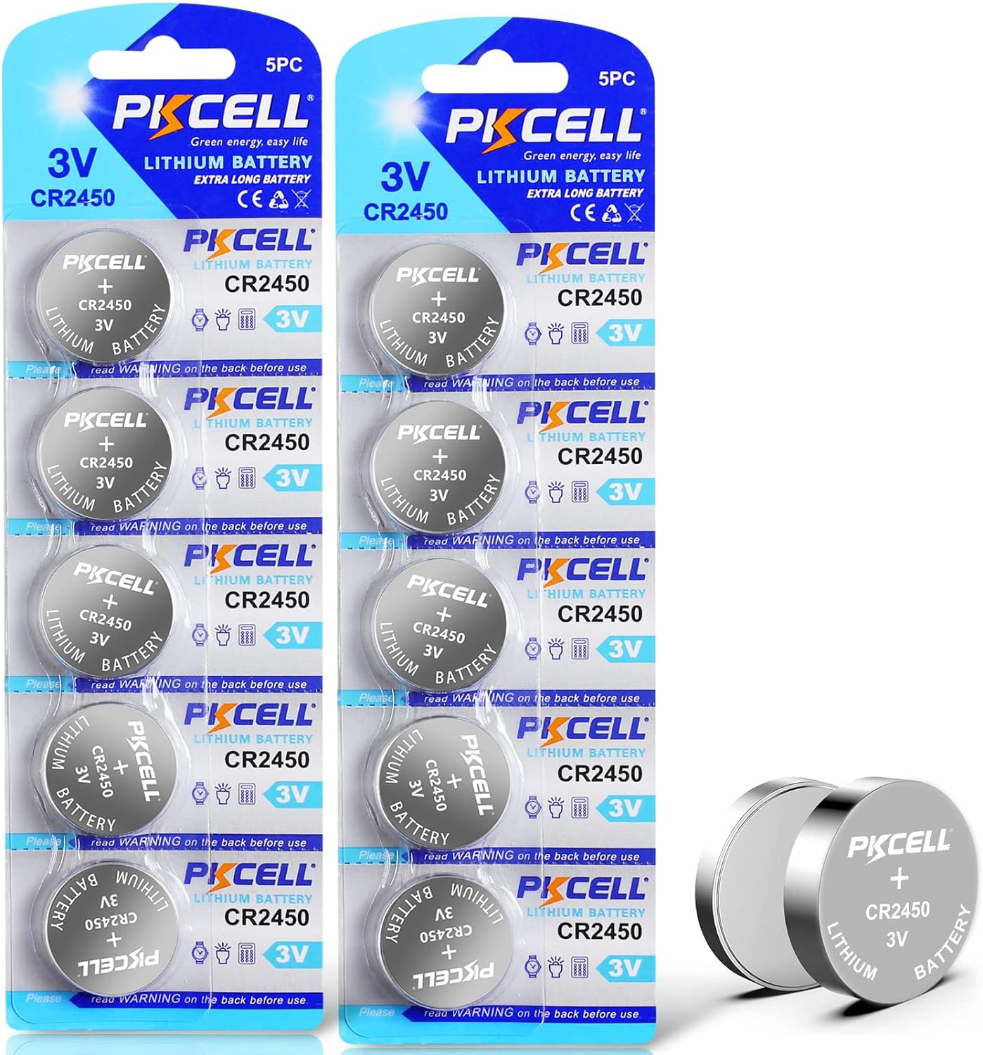 2450 Button Cell Batteries