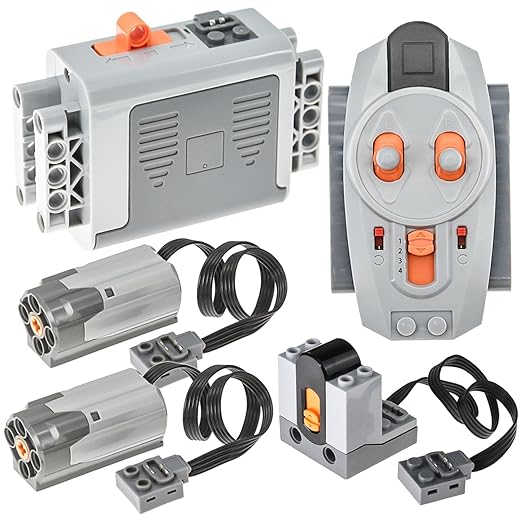 5 In 1 Technic Motor Kit Compatible With Lego Power Functions Set Building Blocks M Motors