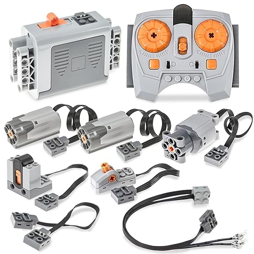9 In 1 Technic Motor Kit Compatible With Lego Power Functions Motor Set With M L Motors Re