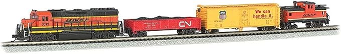 Bachmann Trains Roaring Rails Dcc Sound Value Ready To Run Electric Train Set N Scale Silv
