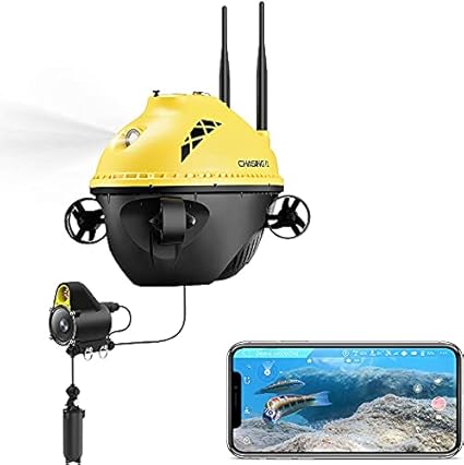 Chasing F1 Fish Finder Drone 28m Working Depth 6 Hours Runtime Wireless Underwater Fishing