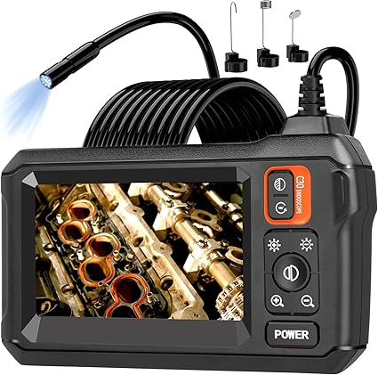 Daxiongmao Endoscope Camera With Light Borescope Camera With 4 3 Ips Screen 1080p Hd With 