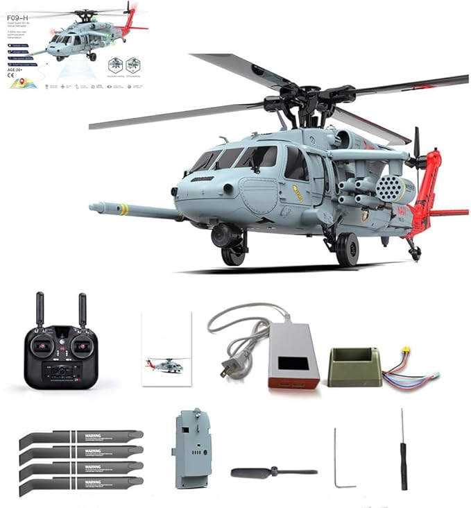 F09 H Sh 60 Rc Helicopter For Adults 1 47 2 4g 8ch Rc Helicopter Military Remote Control H