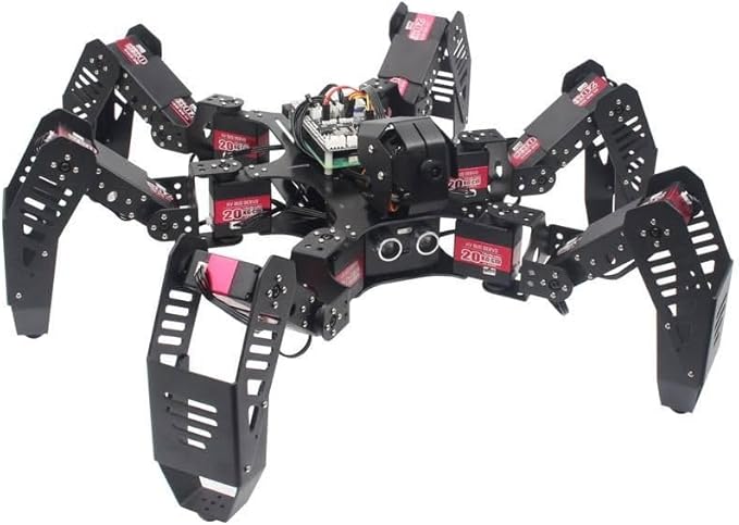 Generic Advanced 18dof Hexapod Robot Kit For Raspberry Pi 4b Diy Educational Spider Robot 