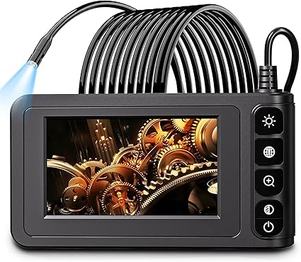 Industrial Endoscope Borescope Camera With Light 4 3 Lcd Screen Hd Digital Snake Camera Ha