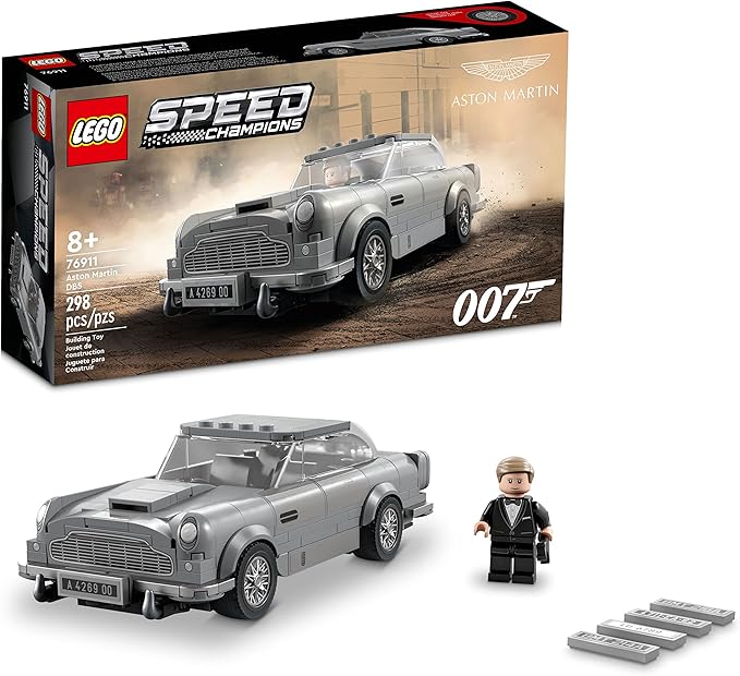 Lego Speed Champions 007 Aston Martin Db5 76911 Building Toy Set Featuring James Bond Mini