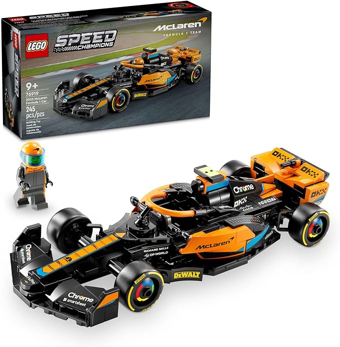 Lego Speed Champions 2023 Mclaren Formula 1 Race Car Toy For Play And Display Buildable Mc