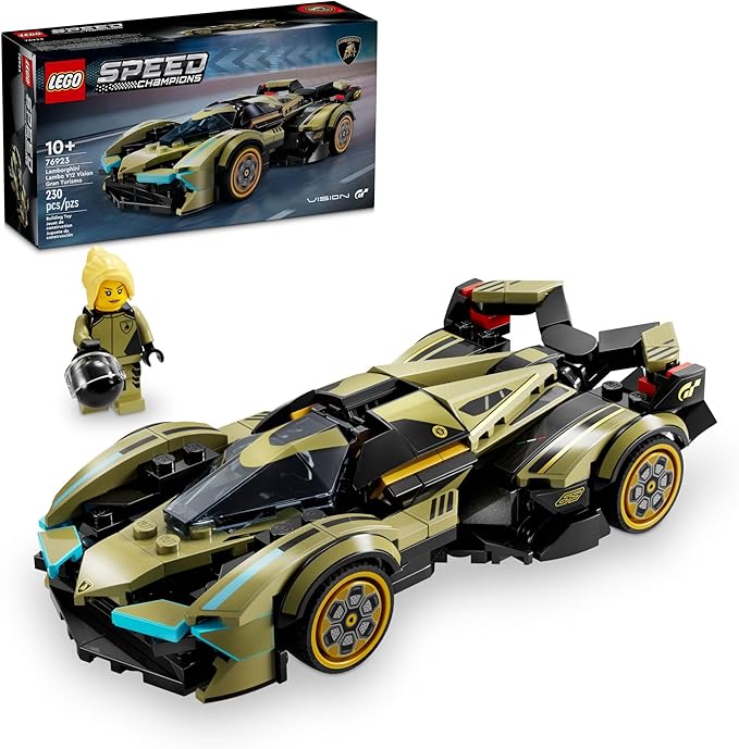 Lego Speed Champions Lamborghini Lambo V12 Vision Gt Super Car Formula 1 Vehicle Toy Drivi