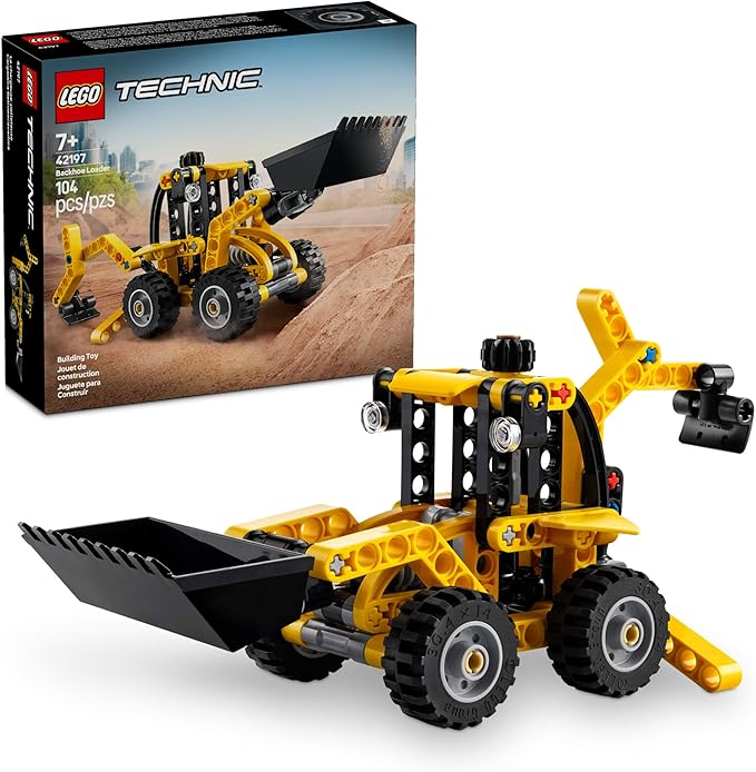 Lego Technic Backhoe Loader Construction Toy Building Toy Set For Boys And Girls Ages 7 Ed