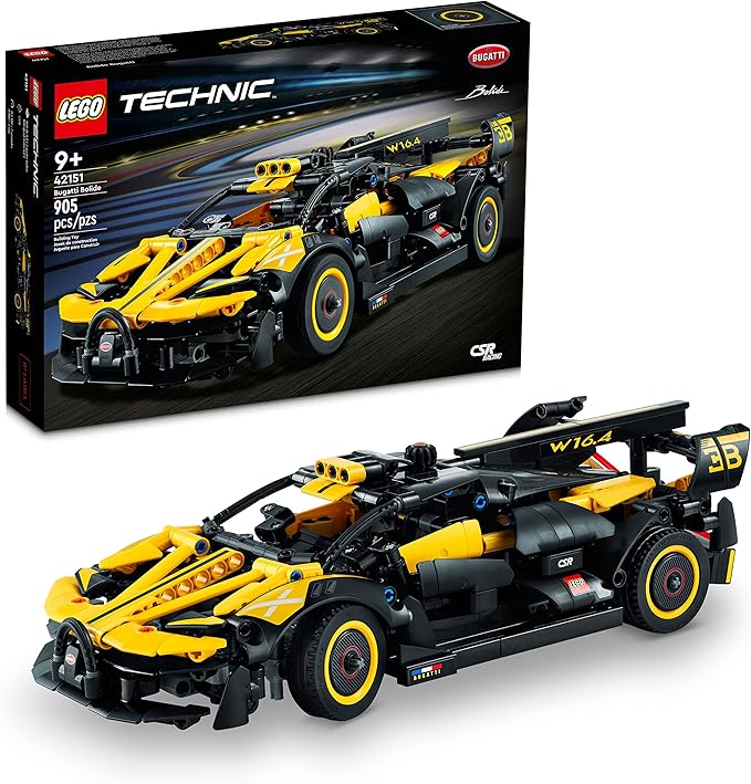 Lego Technic Bugatti Bolide Racing Car Building Set Model And Race Engineering Toy For Bac