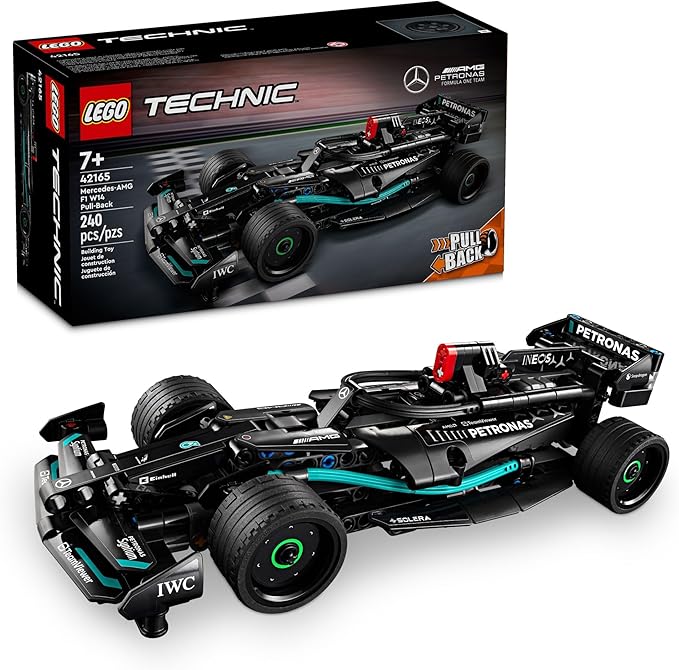 Lego Technic Mercedes Amg F1 W14 E Performance Pull Back Car Toy Vehicle Building Set For 
