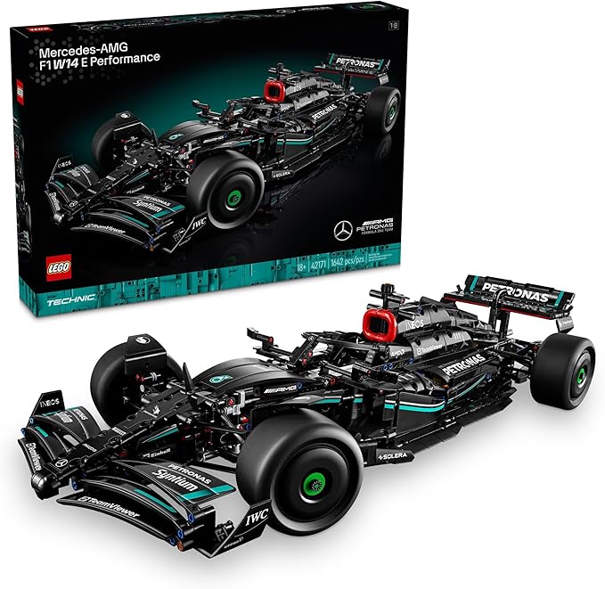 Lego Technic Mercedes Amg F1 W14 E Performance Race Car Building Set Scale Model Car Gift 