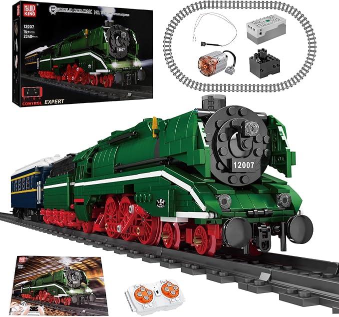 Mould King 12007 Technology Remote City Br18 201 German Express Building Block Model City 