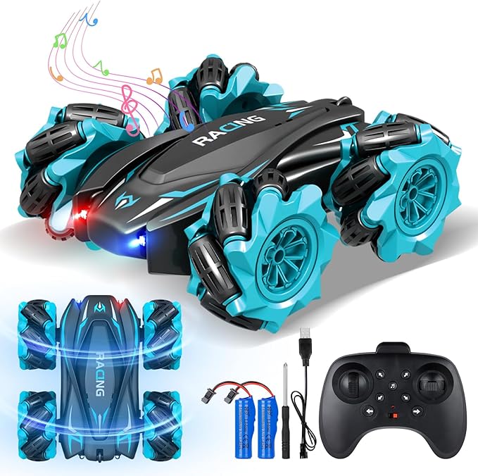Remote Control Cars For Kids All Directional Double Sided 360 Rotating 4wd Rc Cars With Un
