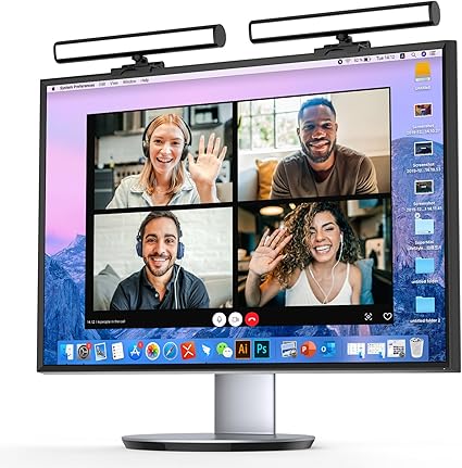 Video Conference Lighting Webcam Monitor Light Bar Over Computer Led Laptop Light Kit For 